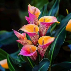 Калла Оникс купить по цене от 450р. в интернет-магазине «Посадика» с доставкой почтой в в Камень-на-Обие и по всей России – [изображение №1].